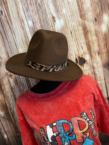 Shadow Creek Brown Felt Hat