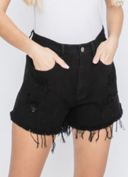 GeeGee distressed shorts