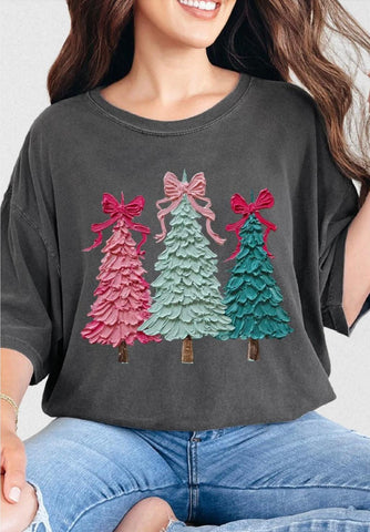 Painted Trees in Gray