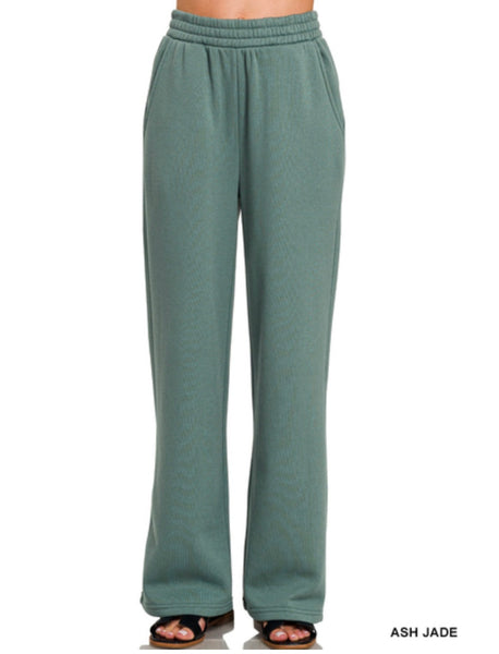 Bright Green fleece pants