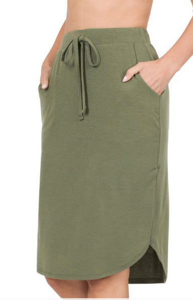 Tulip Hem Skirt in 10 Colors