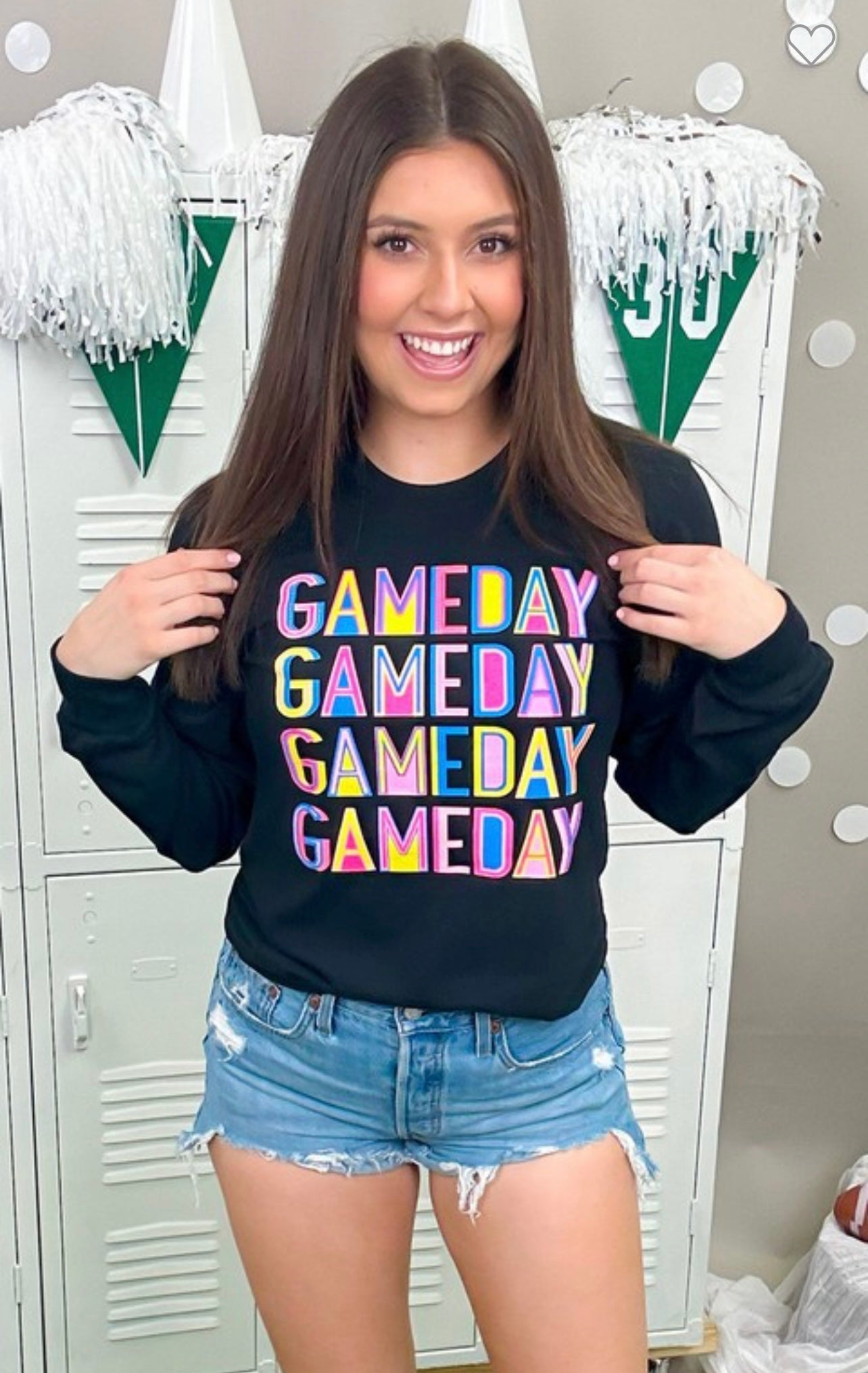 Long Sleeve Neon Game Day Tee