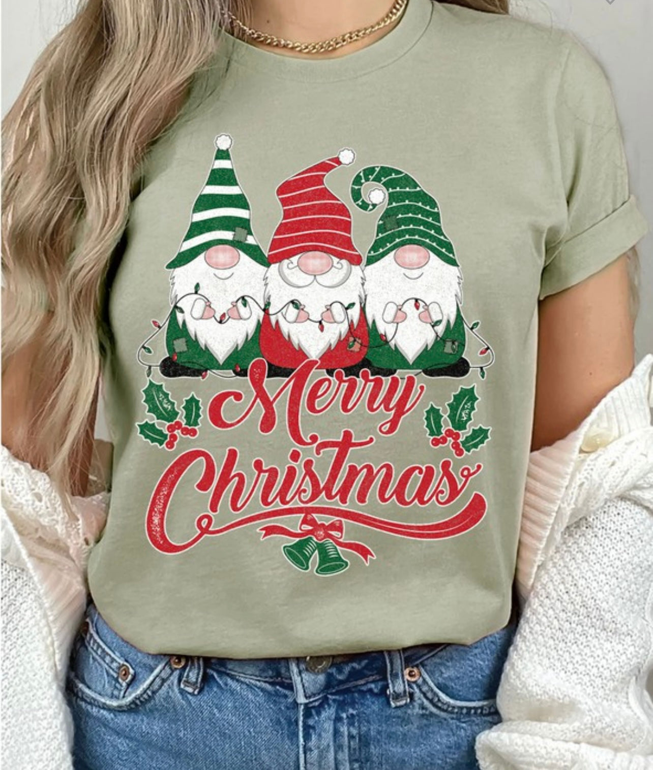 Gnome Merry Christmas  T-shirt