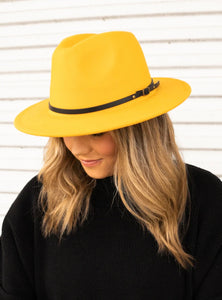 Tennessee Nights Mustard Felt Hat