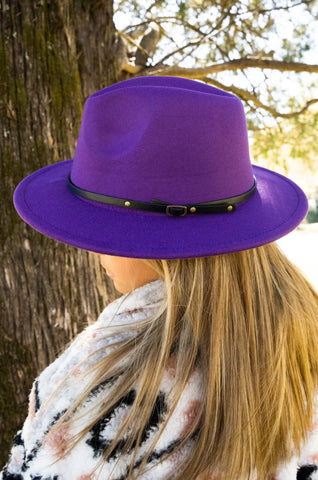 Tennessee Nights Purple  Felt Hat