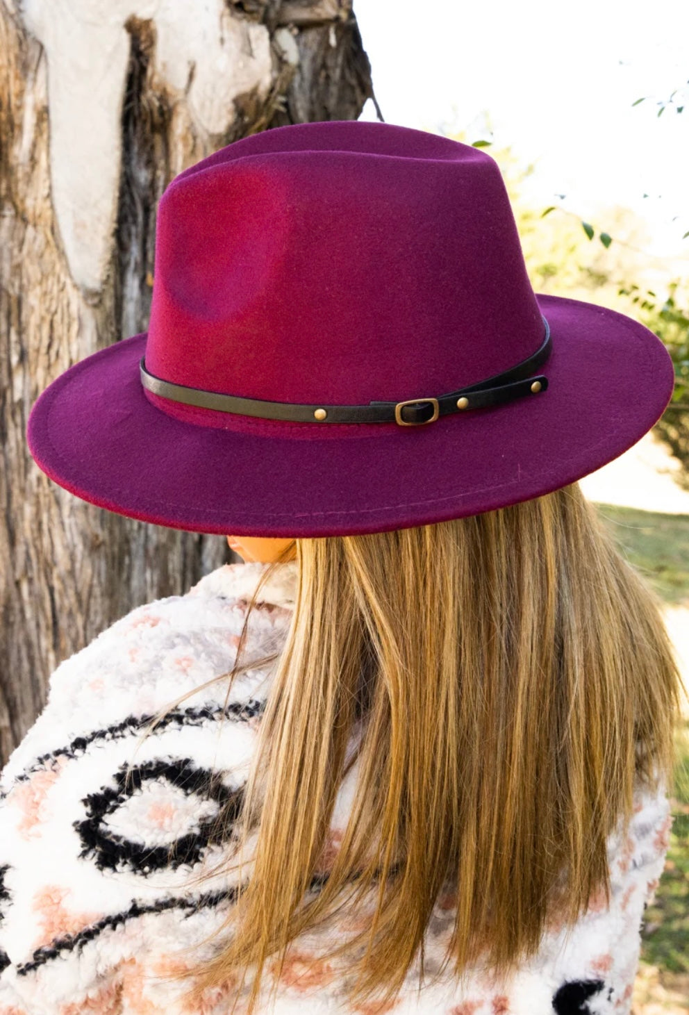 Tennessee Nights Burgundy Felt Hat