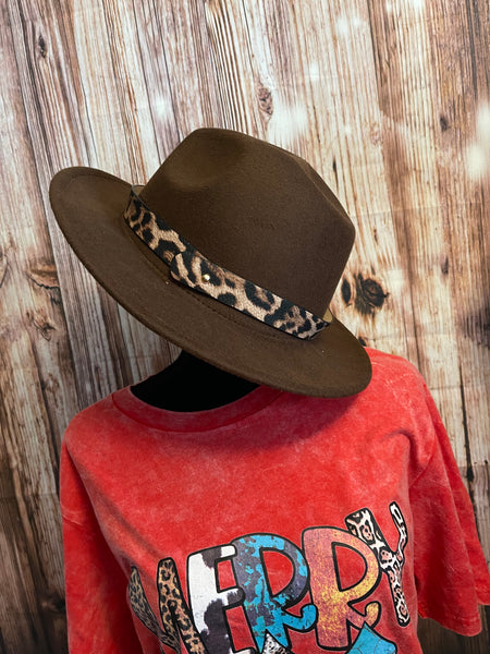 Shadow Creek Brown Felt Hat